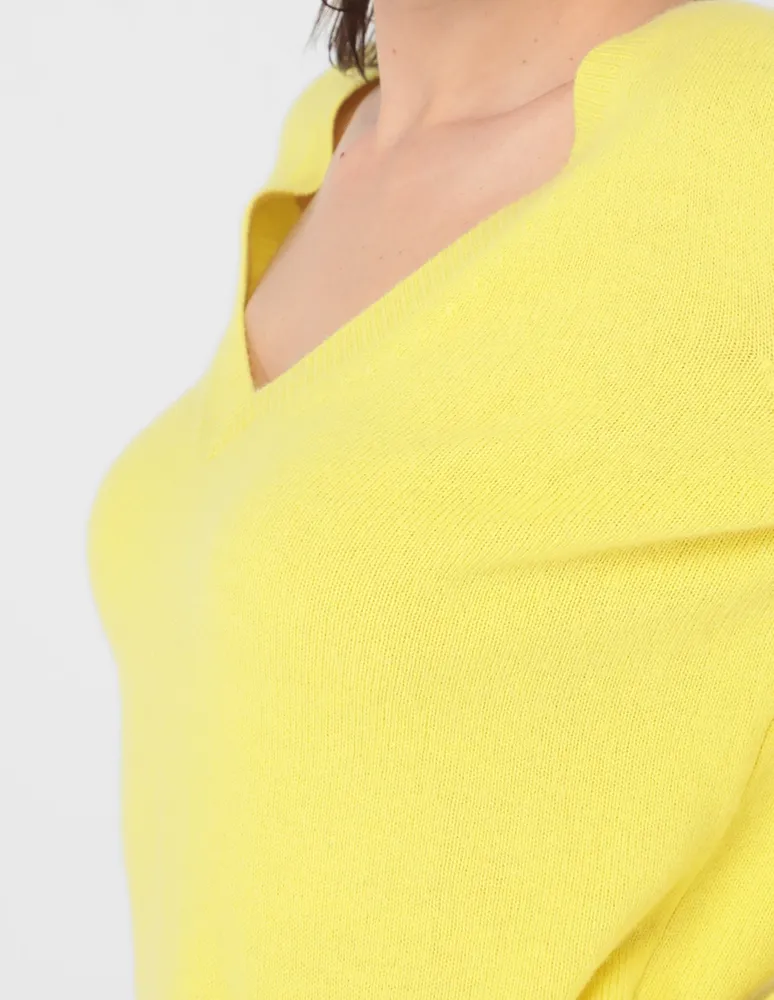 Suéter Calvin Klein para mujer cuello V