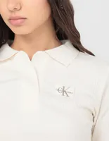 Playera tipo polo Calvin Klein Jeans para mujer