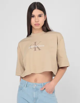 Playera manga corta Calvin Klein Jeans cuello redondo para mujer