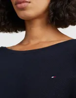 Suéter Tommy Hilfiger para mujer cuello ojal