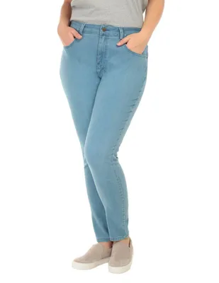 Jeans skinny 365 Essential lavado medio corte cadera para mujer