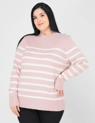 Suéter LIEB Plus para mujer cuello alto