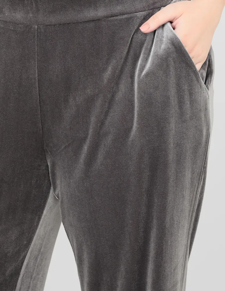 Pants straight LIEB Plus con elástico para mujer