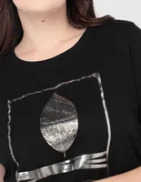 Playera manga corta LIEB Plus cuello redondo para mujer