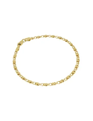 Pulsera Dinasti de oro 14 K con acabado brillante