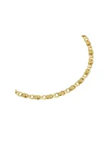 Pulsera Dinasti de oro 14 K con acabado brillante