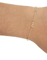 Pulsera Casal de oro amarillo Invierno con acabado pulido