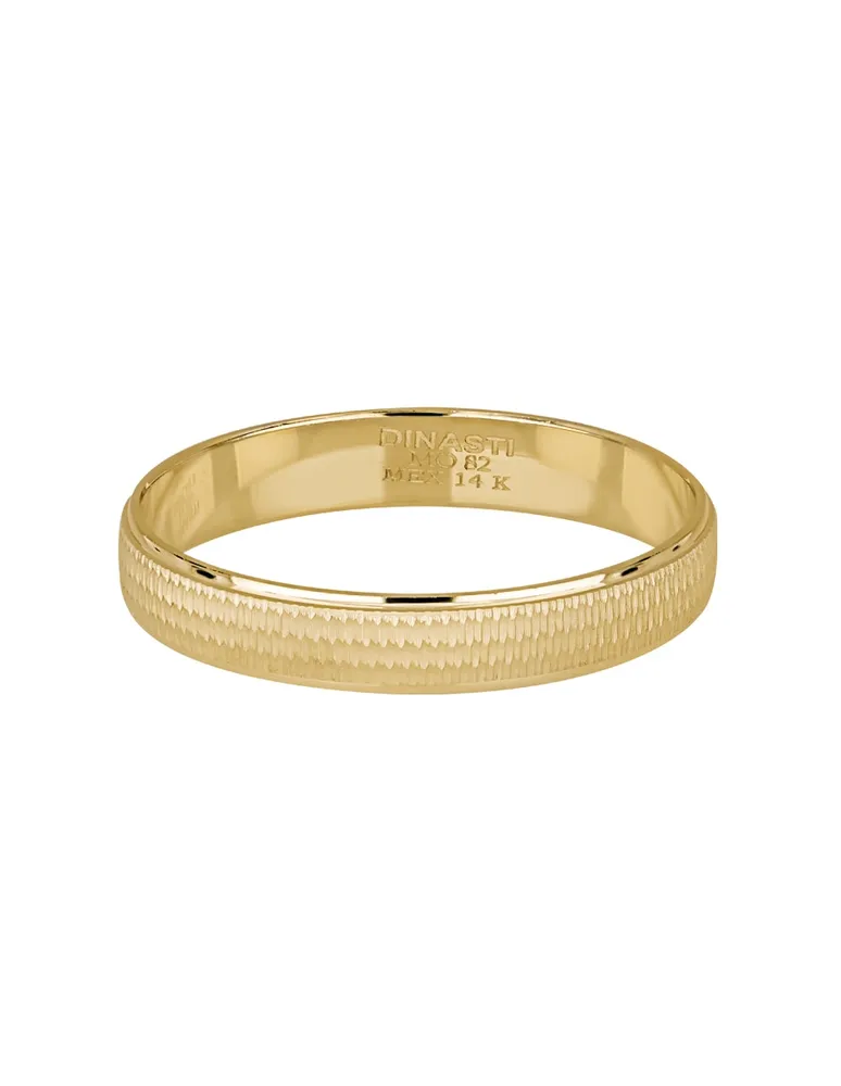 Arracadas de oro amarillo 14 k Dinasti