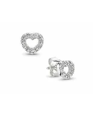 Aretes de plata P925 Pandora Corazón