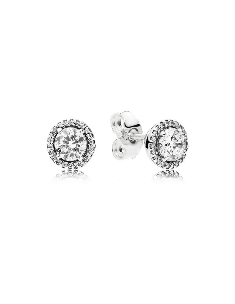 Aretes de plata P925 Pandora Elegancia Clásica