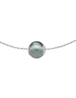 Collar de plata P925 Majorica perla