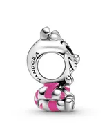 Charm de gato Pandora de plata