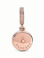 Charm circular Pandora de plata