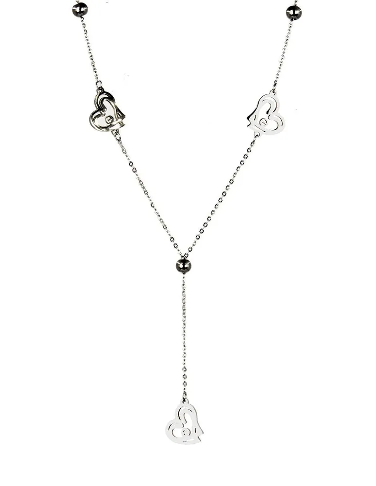 Set de joyería NK Steel pulsera de perlas con acero inoxidable y aretes de  estrella de acero inoxidable