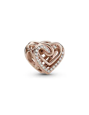 Charm de corazón Pandora de zirconia cúbica