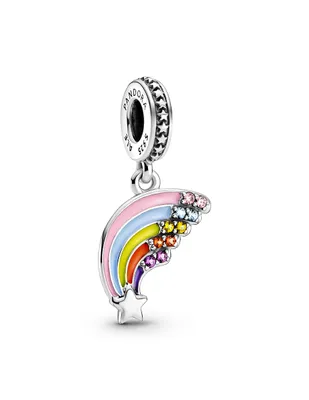 Charm de arcoiris Pandora de plata P925