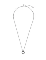 Collar de plata Pandora Signature zirconia cúbica