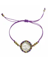 Pulsera Mancini con medalla en madre perla