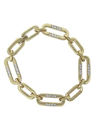 Pulsera Anne Klein de acero con acabado pulido