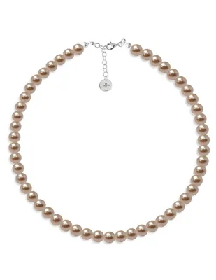 Collar Zvezda Pearls de plata cristal