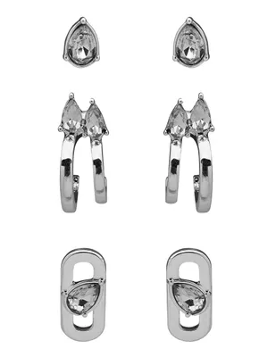 Aretes Broquel Nine West Paper Clip Social