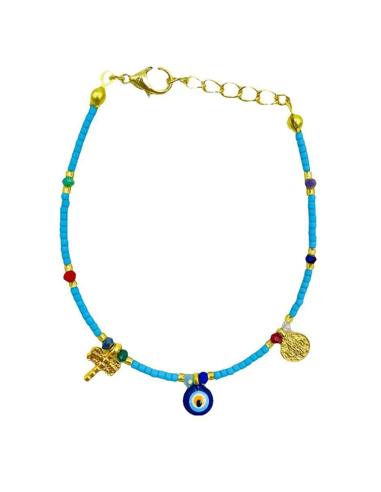 Pulsera Oro Angelus con acabado mate