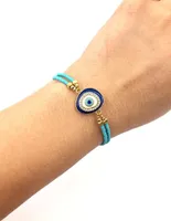 Pulsera Oro Angelus con acabado tejido