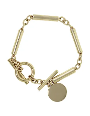 Pulsera Anne Klein de metal con acabado esmaltado