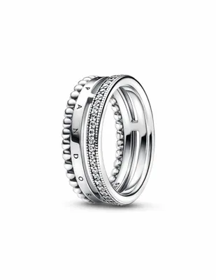 Anillo Pandora de plata P925 zirconia