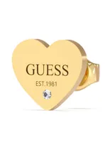 Broqueles de corazón Guess Studs Party zirconia