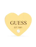 Broqueles de corazón Guess Studs Party zirconia