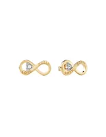 Broqueles de infinito Guess Studs Party zirconia