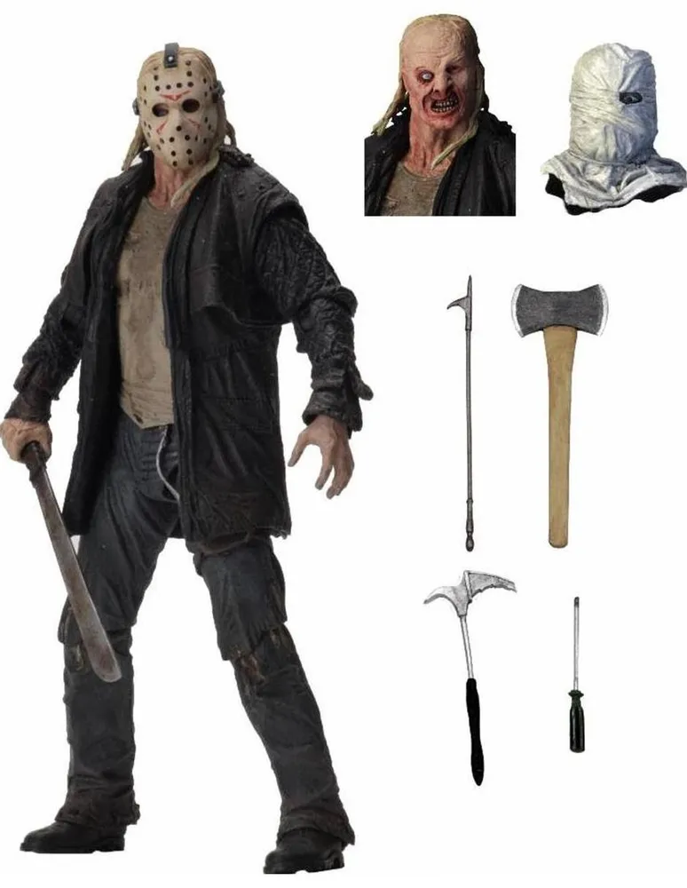 Figura Neca 7 Pulgadas Friday The 13th 2009 Ultimate Jason