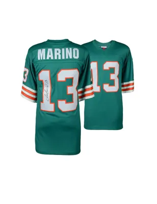 Playera Firmada Idolos Dan Marino Miami Dolphins verde