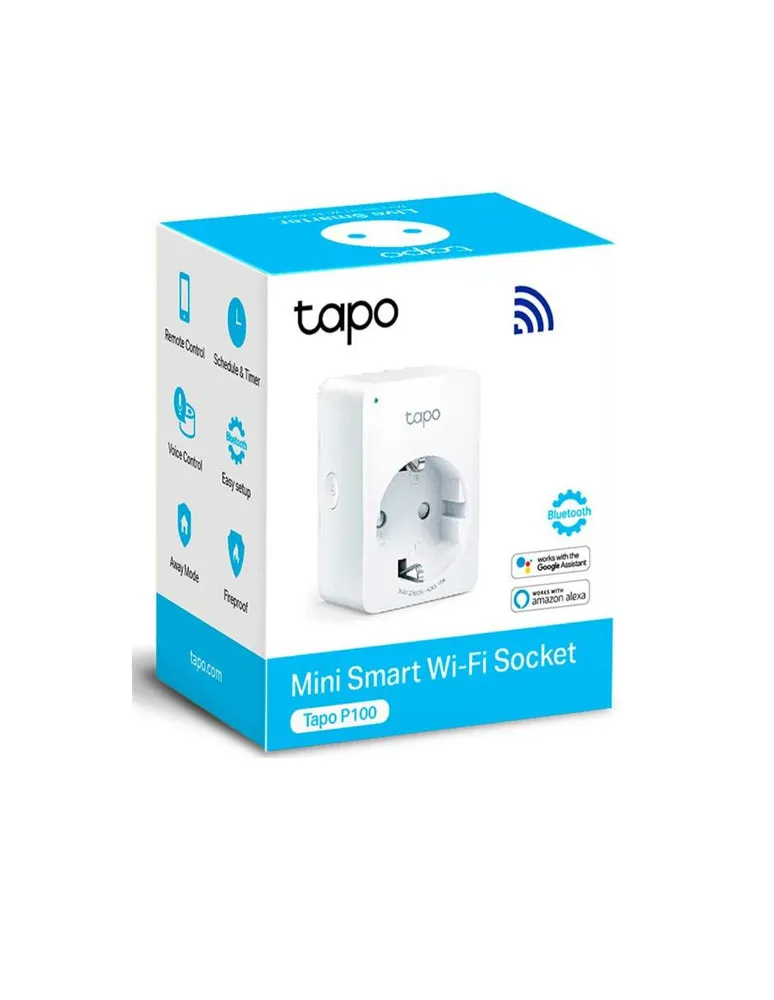 Enchufe Wi-Fi Inteligente Mini TAPO P100 compatible ALEXA