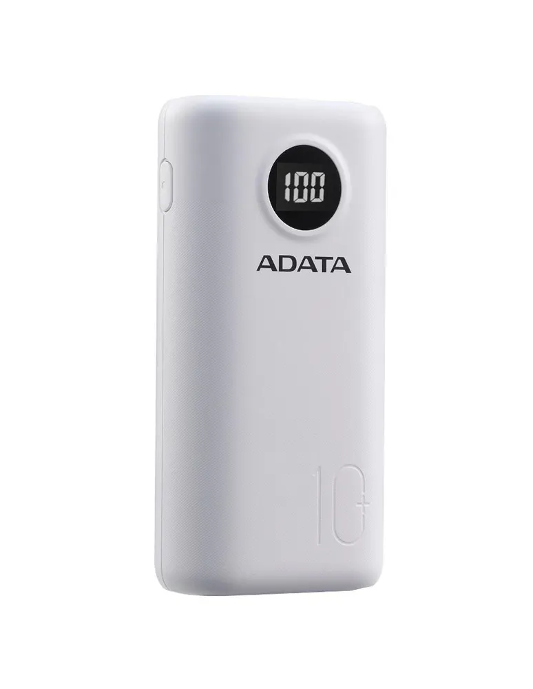 Batería Portátil Tipo C Adata 10000mAh P10000QCD AP10000QCD-DGT-CWH