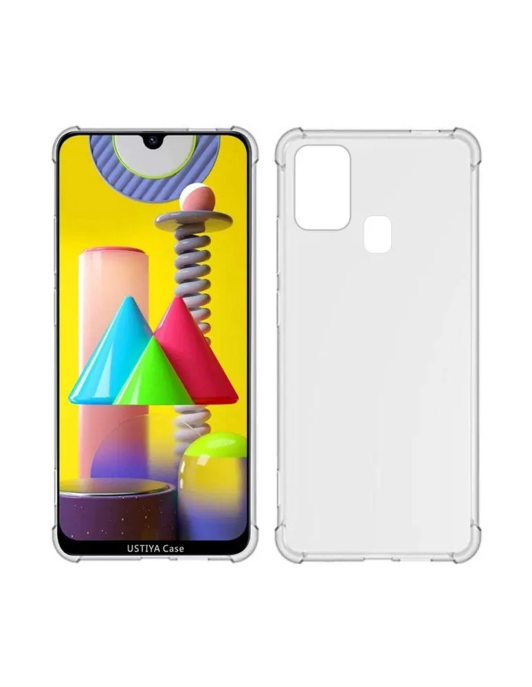 Mica + Funda para Samsung Galaxy M31 Alienpop Anti Golpes