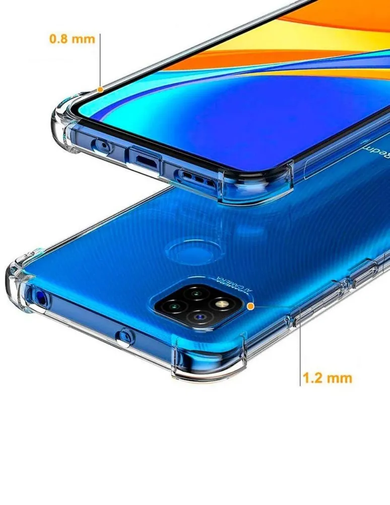 Mica Más Funda Para Xiaomi Redmi 9c Marca Alien Pop Anti Golpes  Transparente