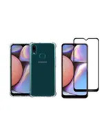 Mica + Funda para Samsung A10S Alienpop Anti Golpes