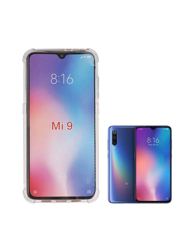 Mica + Funda Xiaomi Mi 9 Transparente Anti Golpes