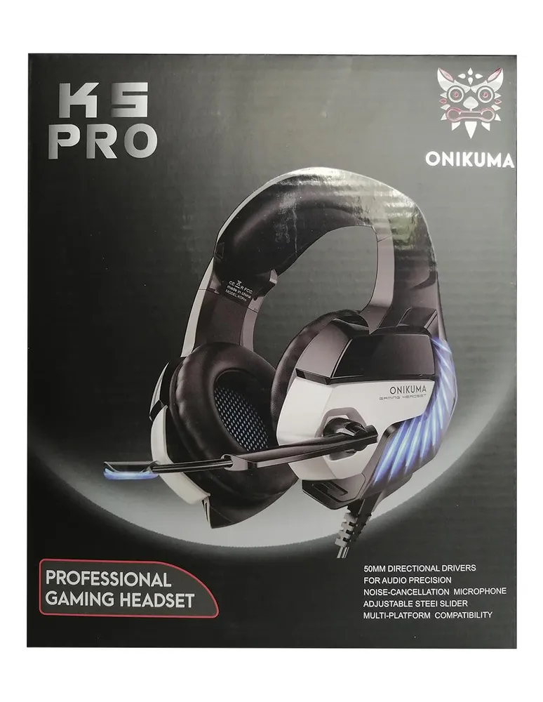 Audífonos Gamer Onikuma K5 Pro Alámbricos con Cancelación de Ruido