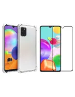 Mica + Funda para Samsung Galaxy A31 Alienpop Anti Golpes