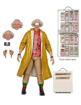 Figura Neca Ultimate Doc Brown Hill Valley Back To The Future Exclusive