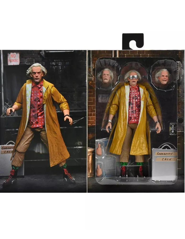 Figura Neca Ultimate Doc Brown Hill Valley Back To The Future Exclusive