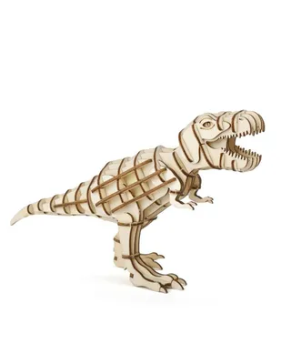 Rompecabezas de madera Kikkerland 3D T-Rex