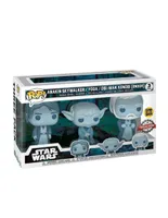 Figura de Colección Anakin Skywalker, Yoda, Obi-Wan Kenobi  Funko Star Wars