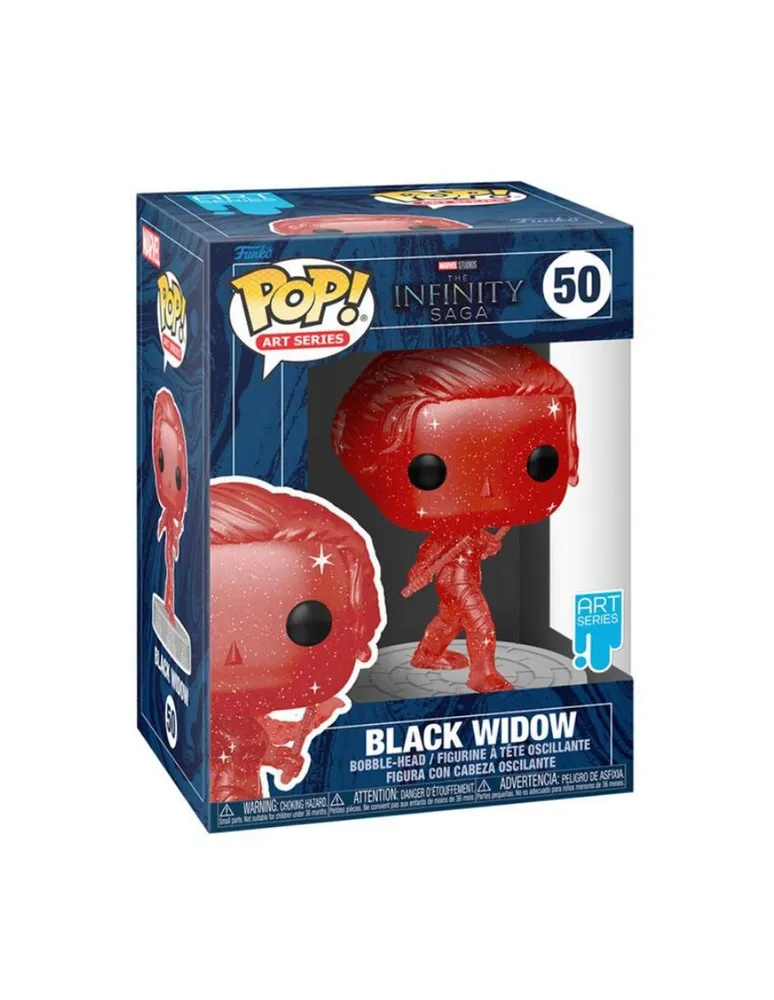 Figura Funko Pop! Black Widow Gema Roja Serie Artistica Marvel Infinity Saga