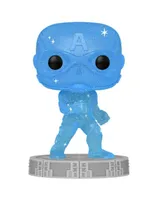 Figura Funko Pop! Capitan America Gema Azul Serie Artistica Marvel Infinity Saga