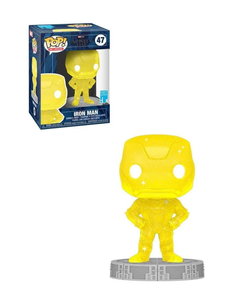 Figura Funko Pop! Iron Man Gema Amarilla Serie Artistica Marvel Infinity Saga