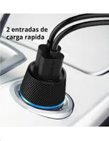 Cargador de Auto Oraimo Highway Pro tipo A 3.1 compatible con iOS y Android